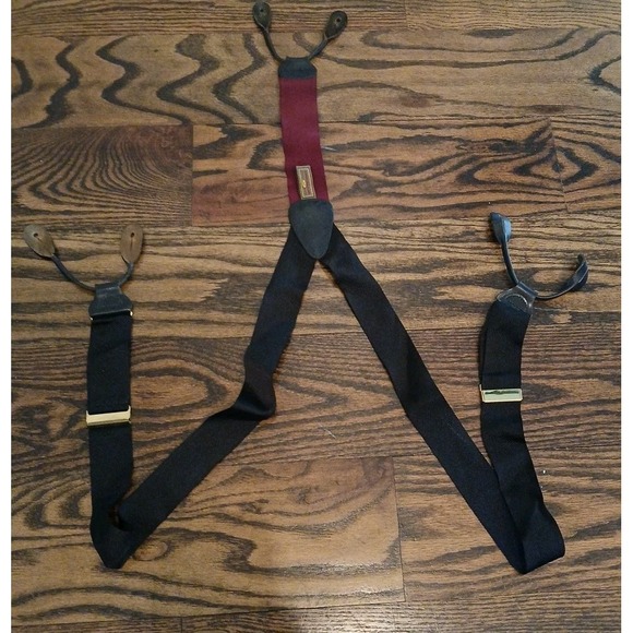 Trafalgar Suspender Straps Black - Picture 1 of 4